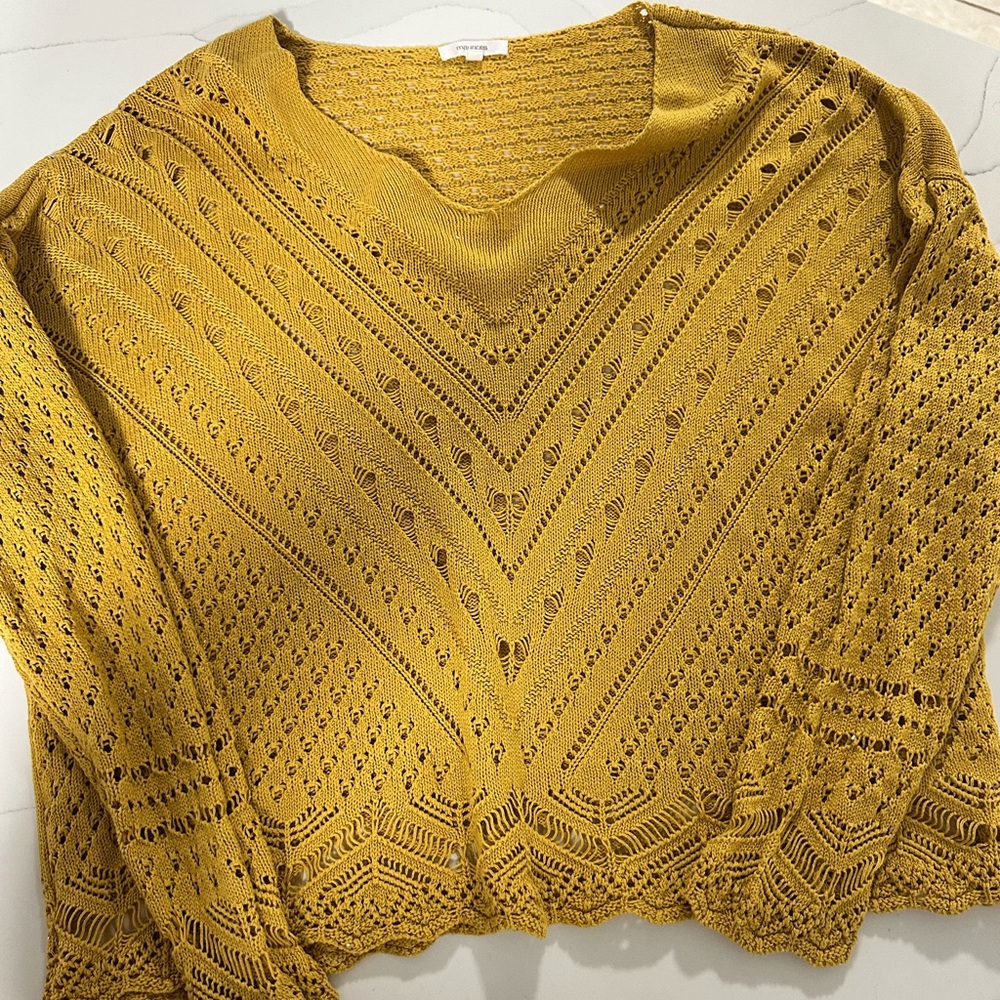 Maurices Golden Knit Top XL